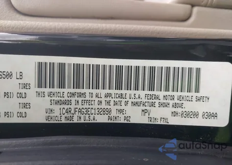 2014 Jeep Grand Cherokee Laredo from USA, damaged, VIN 1C4RJFAG3EC132890